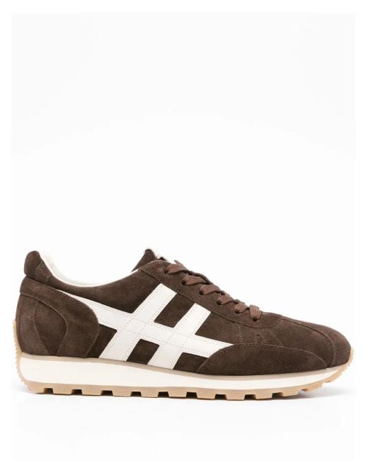 Hogan 86er Sneakers aus Wildleder in Brown für Herren