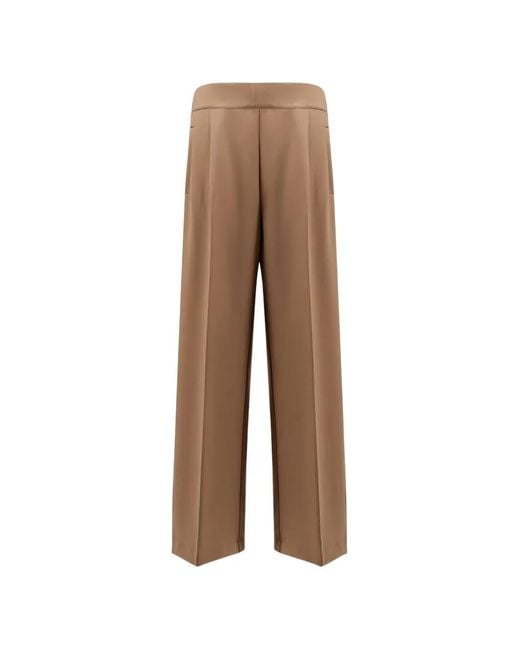 Semicouture Natural Welt-Pocket Trousers