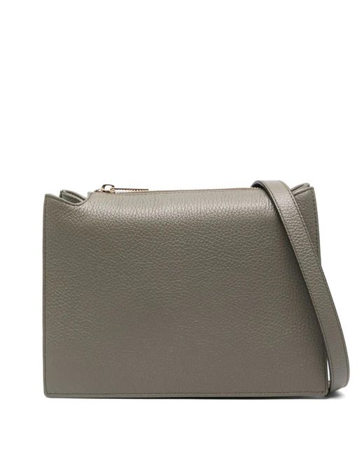 Furla Gray Small Nuvola Crossbody Bag