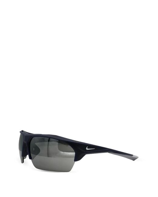 Nike White Terminus Browline Sunglasses for men