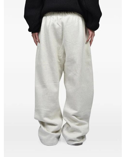 Essentials Gray Flare Track Pants for men