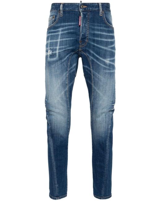Jeans con applicazione di DSquared² in Blue da Uomo