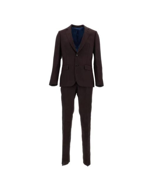 Paul Smith Blue Single-Breasted Suit for men