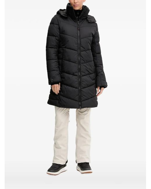 Bogner Fire + Ice Black Aenny Hooded Padded Coat