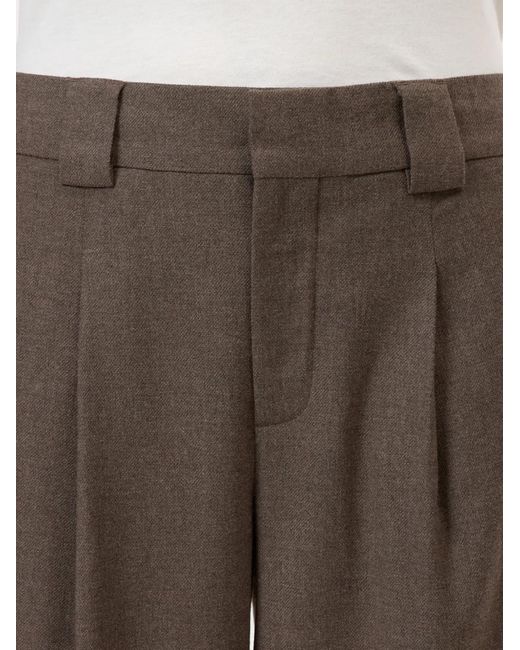 Closed Brown Wendlyn Pleated Trousers