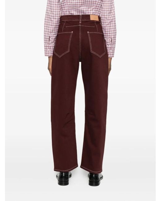 Rails Red Samo Contrast-Stitching Jeans