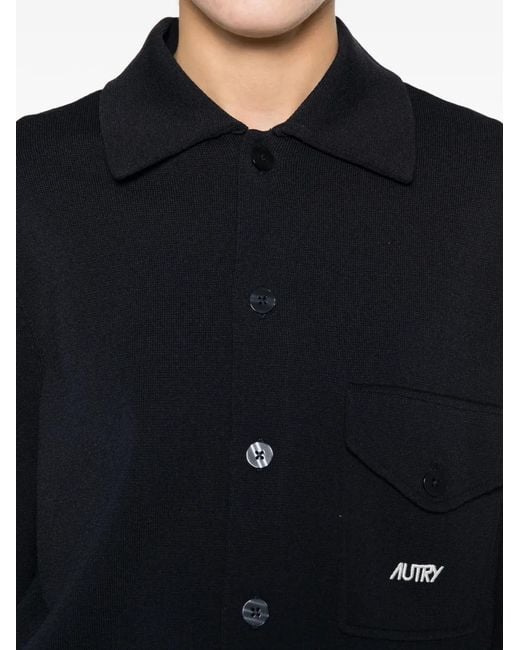 Giacca A Righe di Autry in Black