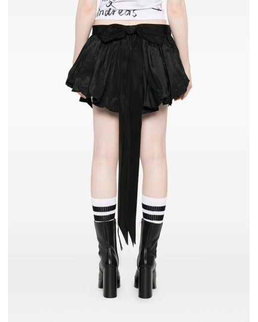 DSquared² Rokken ,Zwart ,Bow Detail Bubble Rok in het Black
