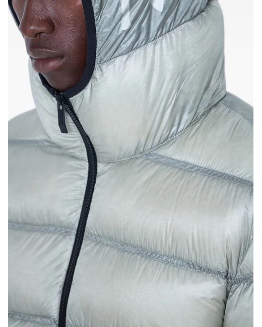 Moncler Gray Guadiana Hooded Down Jacket for men