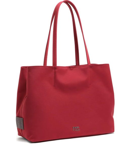 Bimba Y Lola Red Large Chihuahua Tote Bag
