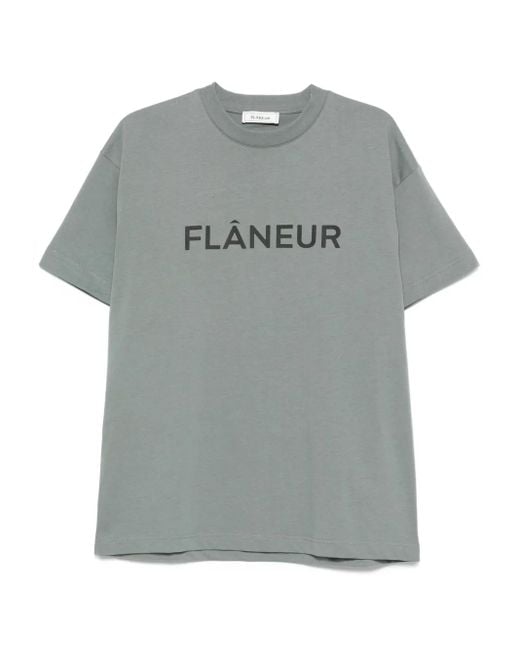 T-Shirt À Logo Imprimé flâneur pour homme en coloris Gray