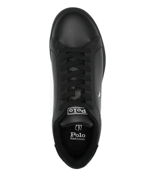 Polo Ralph Lauren Black Hrt Crt Ii-Sneakers for men