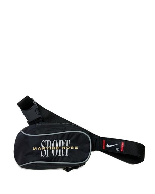 Nike X Martine Rose Zip Shoulder Bag in Black | Lyst UK