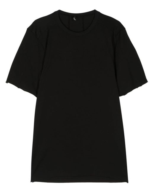 Transit Black Round-neck Cotton-blend T-shirt for men