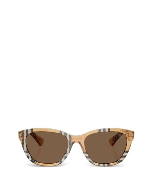 Burberry Multicolor Checked Sunglasses