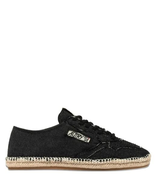 Autry デニム スニーカー Black