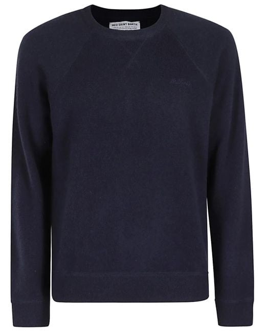 Pull En Maille Jacquard Mc2 Saint Barth pour homme en coloris Blue