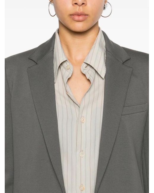 Fabiana Filippi Gray Chic Jacket For Fw24 Season