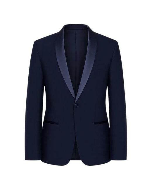 Antony Morato Blue Shawl-Lapel Blazer for men