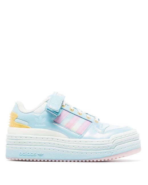 adidas blue platform