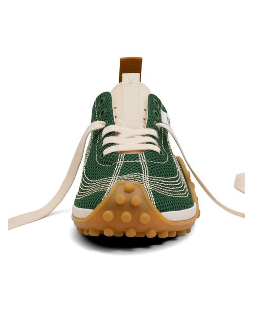 AMI Green Mesh Mirage Sneakers