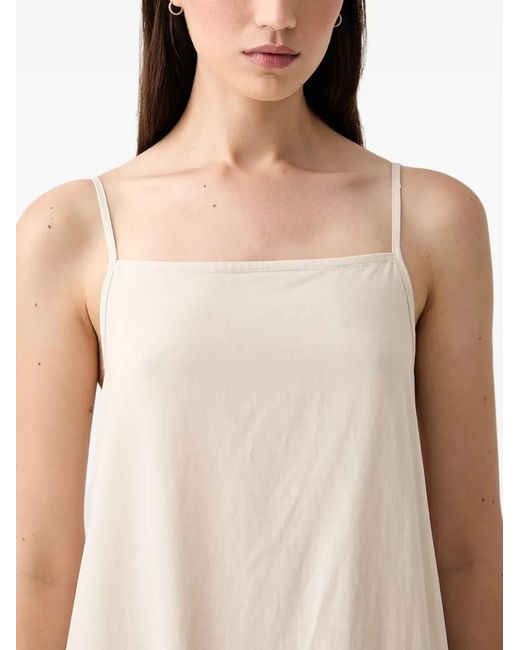 ViCOLO Natural Spaghetti-Strap Scoop-Back Maxi Dress