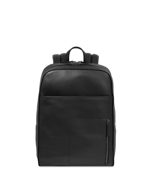 Lancel Black Max De Leather Backpack for men