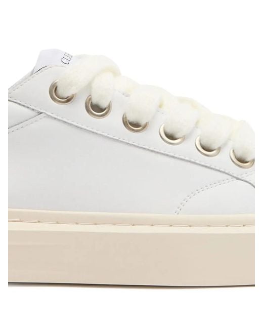 Cleens White Ace Sneakers for men