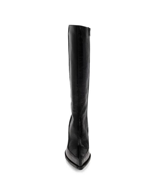 DIESEL Black D-Lucette Wedge-Heel Boots