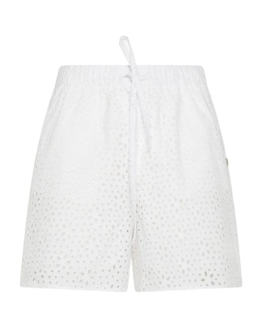 Sun 68 アイレット ショートパンツ White