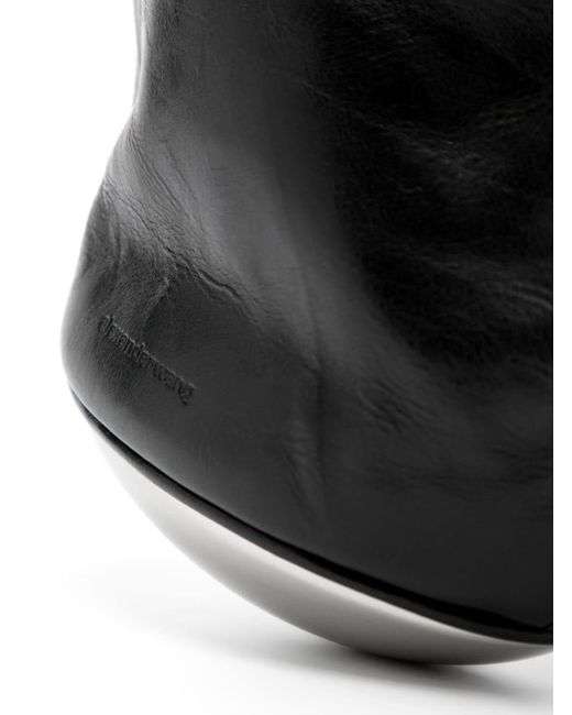 Bolso bombonera Dome mini Alexander Wang de color Black