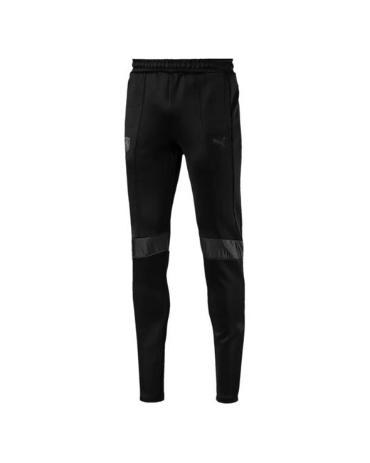 PUMA Black X Ferrari T7 Track Pants for men