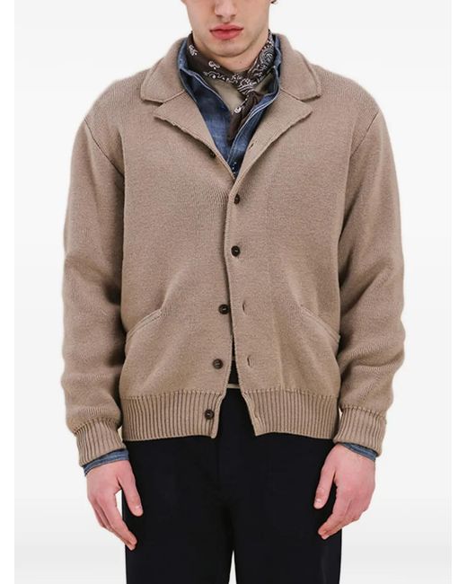 Fortela Natural Brando Button-Front Cardigan for men