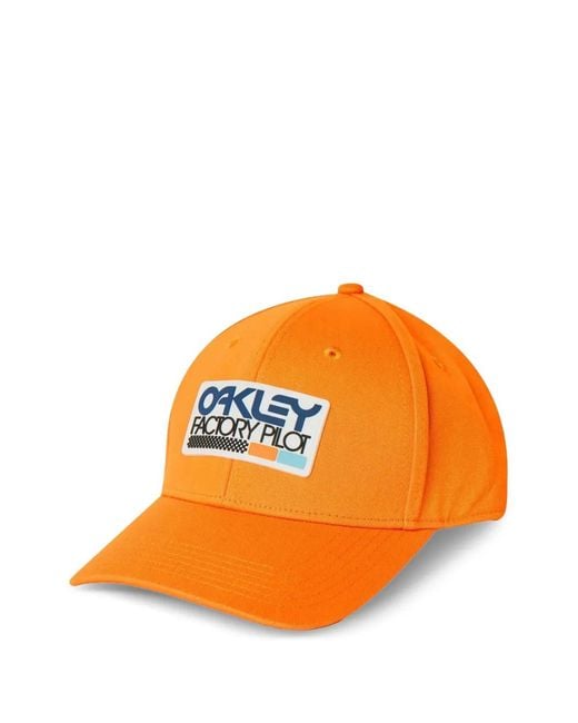 Oakley Tincan Rubber-Patch Cap in Orange für Herren