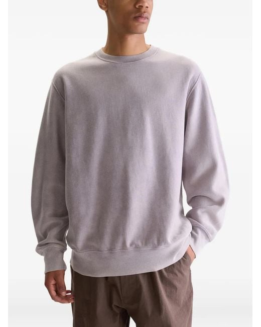 Bellerose Gray Round-Neck Sweatshirt for men