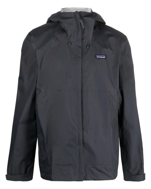 Patagonia Blue Zip-Up Hooded Jacket for men