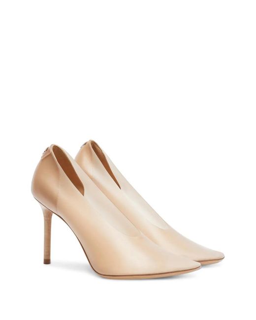 Courreges Natural 100Mm Translucent Pumps