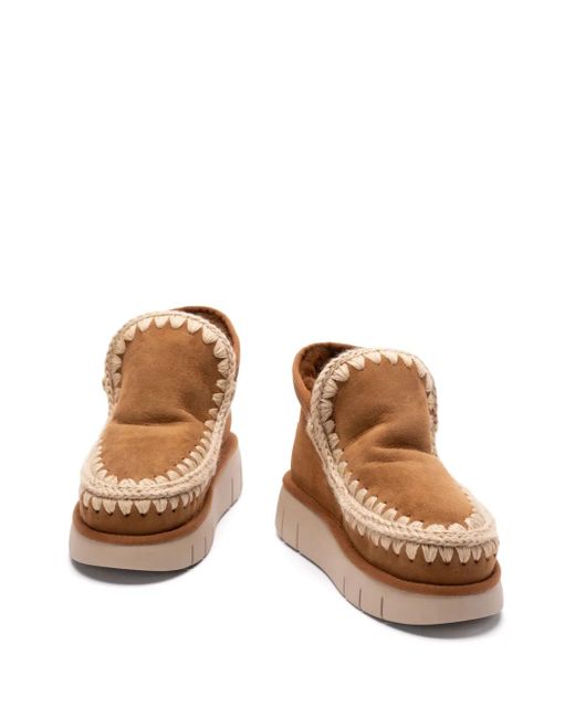 Mou Brown Bounce Boots