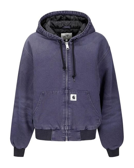 Carhartt Blue Og Active Drawstring Jacket