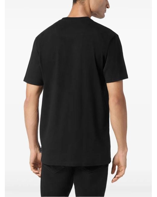 Philipp Plein Black Cars Racing T-Shirt for men