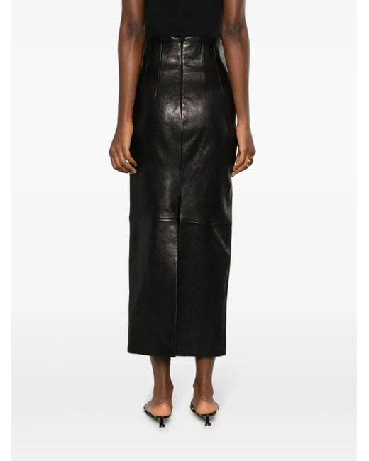 Khaite Black Loxley Skirt
