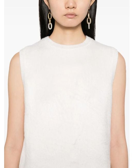 Tom Ford White Knitted Vest
