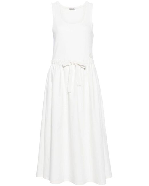 Moncler ドローストリング ドレス White
