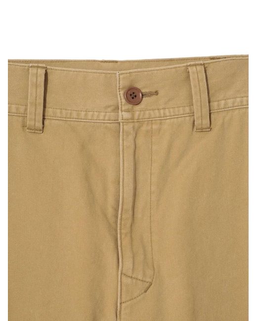Undercover Gerafelde Broek Met Patchwork in het Natural voor heren