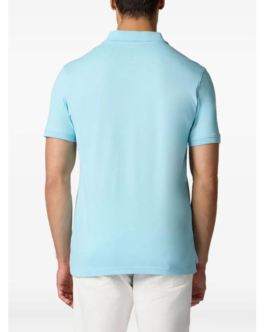 Brooks Brothers Blue Cotton-Piqué Polo Shirt for men