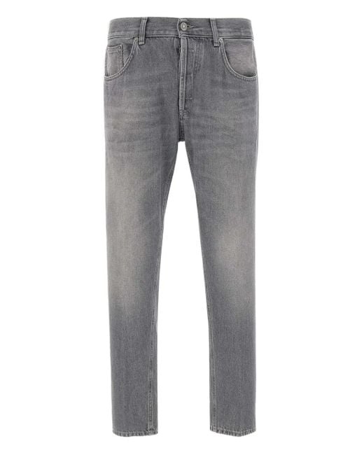 Dondup Gray Dian Five-Pocket Jeans for men