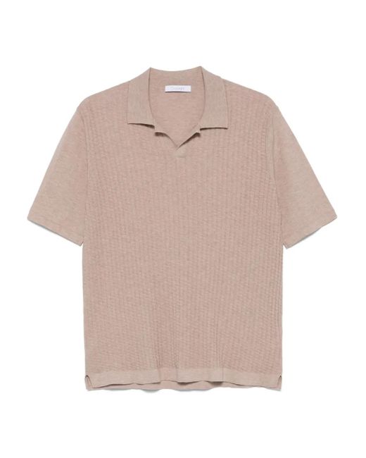 メンズ Cruciani インターウーブン Tシャツ Pink