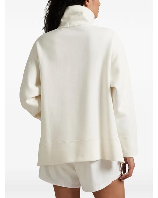 Polo Ralph Lauren White Polo Pony Half-Zip Sweatshirt