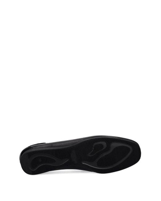 Vagabond Black Hillary Lace-Up Boat Shoes