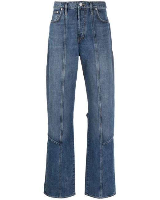 KENZO Denim Blue Cotton Straight-leg Apron Jeans for men